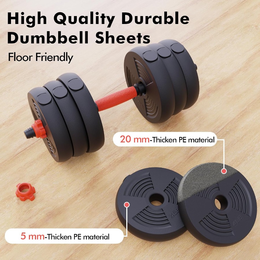 Conjunto de halteres ajustávei - Dumbbell Set avaliação e preço