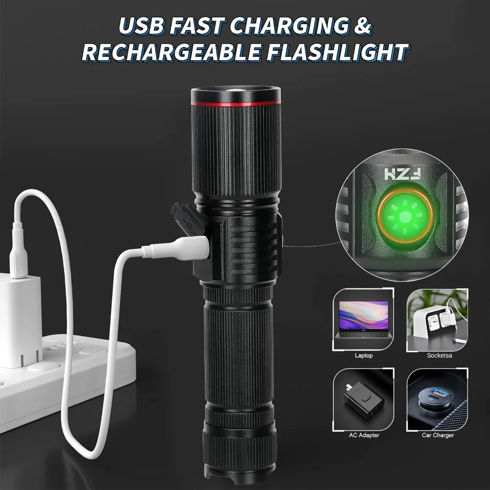 Lanterna LED potente tipo C, r - Jump Rope avaliação e preço