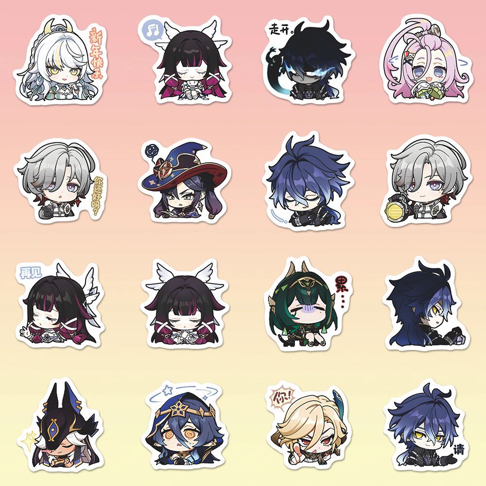 64PCS Adesivos de Anime Genshi - Skateboard avaliação e preço